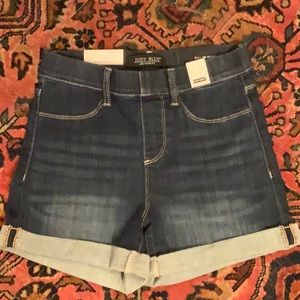 Judy Blue High Rise Pull On Dark Wash cuffed shorts-New with tags